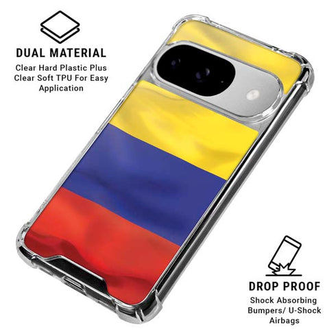 Colombia Flag Google Pixel 10 Clear Case